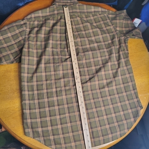 American Living Plaid Multicolor Button Up Shirt Men's Large - Picture 4 of 10